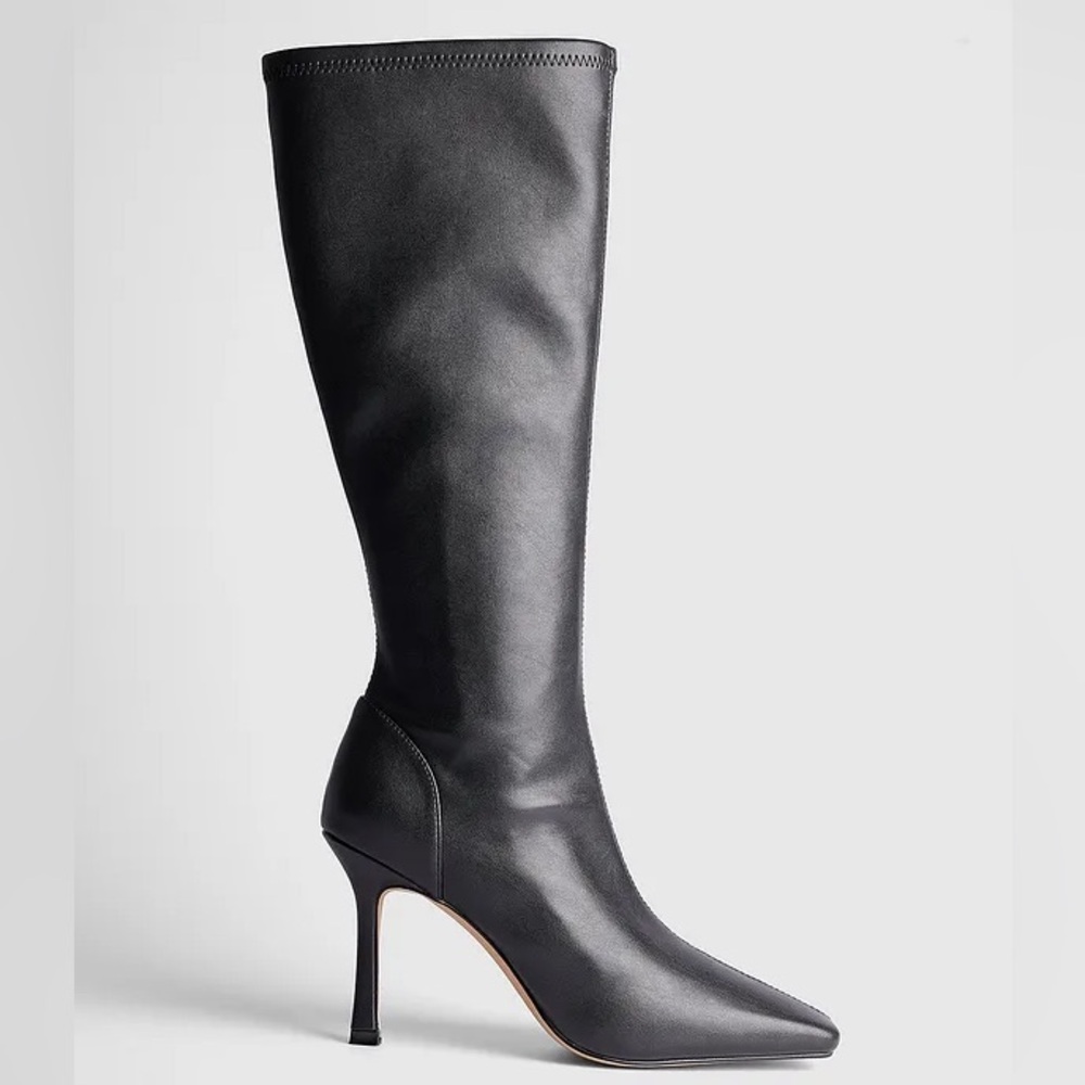 NA-KD Fitted Knee High Stiletto Boots